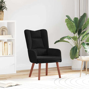 Vidaxl fauteuil zwart 63 x 67 x 94 cm fluweel