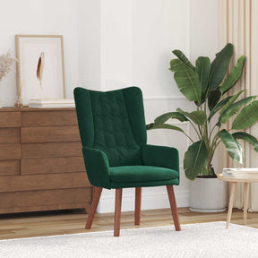 Vidaxl fauteuil donkergroen 63 x 67 x 94 cm fluweel