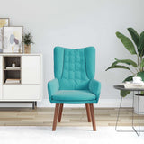 Vidaxl fauteuil turquoise 63 x 67 x 94 cm fluweel