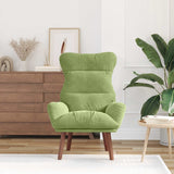 Vidaxl fauteuil lichtgroen fluweel