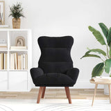 Vidaxl fauteuil zwart 69 x 74 x 93 cm fluweel