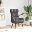 Vidaxl fauteuil grijs 69 x 74 x 93 cm kunstleer