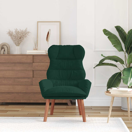 Vidaxl fauteuil donkergroen 69 x 74 x 93 cm fluweel