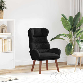 Vidaxl fauteuil zwart 69 x 74 x 93 cm fluweel