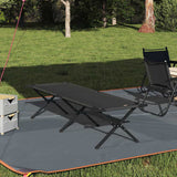 Vidaxl opvouwbaar camping bed zwart 193 x 69 x 45 cm oxford stof