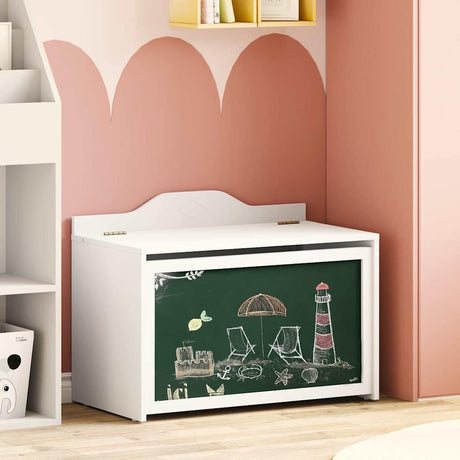 Vidaxl creatieve opslag voor kinderen roros wit 73 x 40 x 55 cm