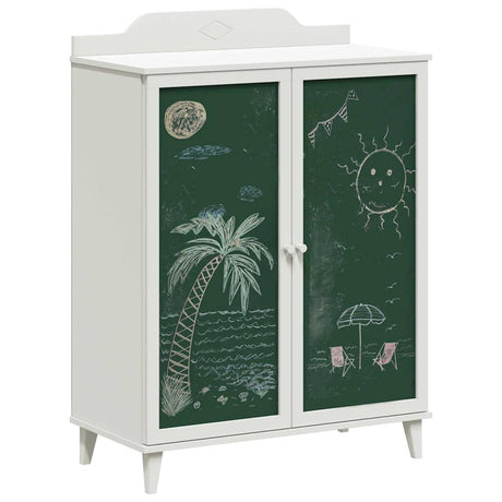 Vidaxl creatieve opslag voor kinderen roros wit 80 x 40 x 110 cm
