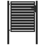 Vidaxl tuinhek afsluitbaar 100x100 cm aluminium zwart