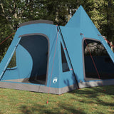 Vidaxl teepee tent met dak met opslag blauw 545 x 450 x 295 cm