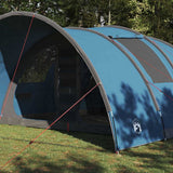 Vidaxl tunneltent met dak met opslag blauw 710 x 460 x 245 cm