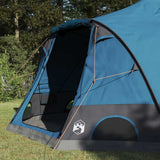 Vidaxl koepeltent met dak met opslag blauw 505 x 450 x 248 cm