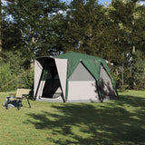Vidaxl huisje tent met dak met opslag groen 425 x 396 x 222 cm