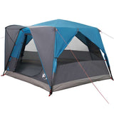 Vidaxl huisje tent met dak met opslag blauw 400 x 350 x 212 cm