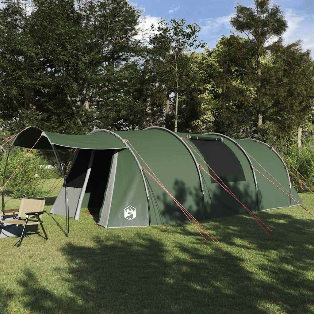 Vidaxl tunnel tent 4-person 4-persoons groen en wit
