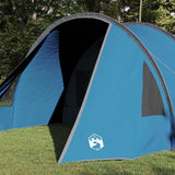 Vidaxl tunneltent met dak met opslag blauw en grijs 778 x 356 x 210 cm