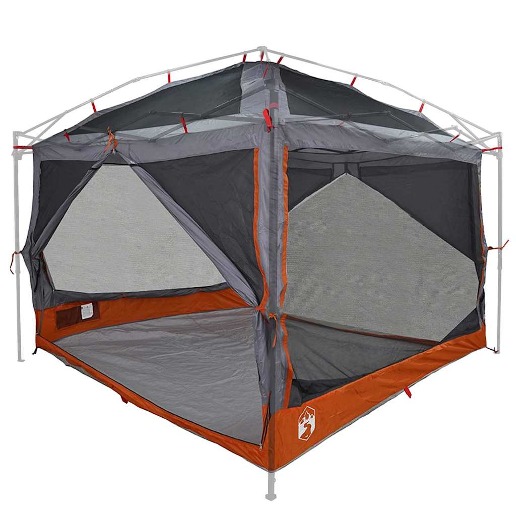 Vidaxl binnentent met dak grijs en oranje 300 x 300 x 250 cm
