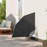 Vidaxl balkon privacy scherm antraciet 115 x 115 cm polyester