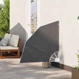 Vidaxl balkon privacy scherm 115 x 115 cm polyester antracietkleurig