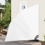 Vidaxl balkon privacy scherm wit 210 x 210 cm polyester