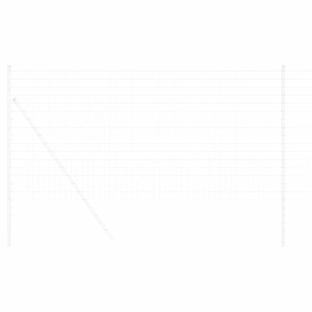 Vidaxl euro hek 1,4 x 10 m pvc-gecoat ijzer