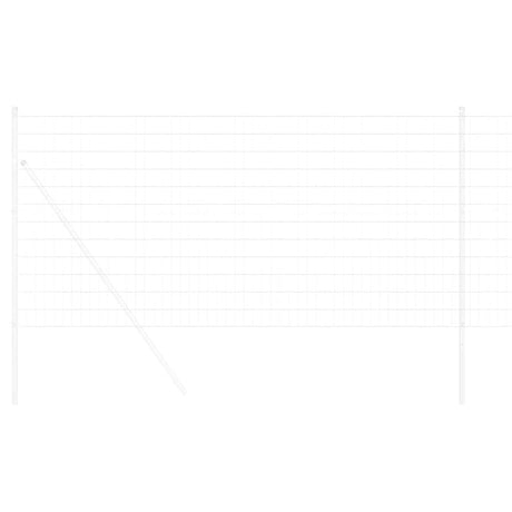 Vidaxl euro hek 1,4 x 10 m pvc-gecoat ijzer