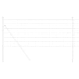 Vidaxl euro hek 0,8 x 25 m pvc-gecoat ijzer