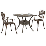 Vidaxl tuinset 3 st brons gegoten aluminium