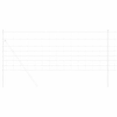 Vidaxl wilde hek 1000 x 80 x 0,18 cm ijzer warm verzinkt