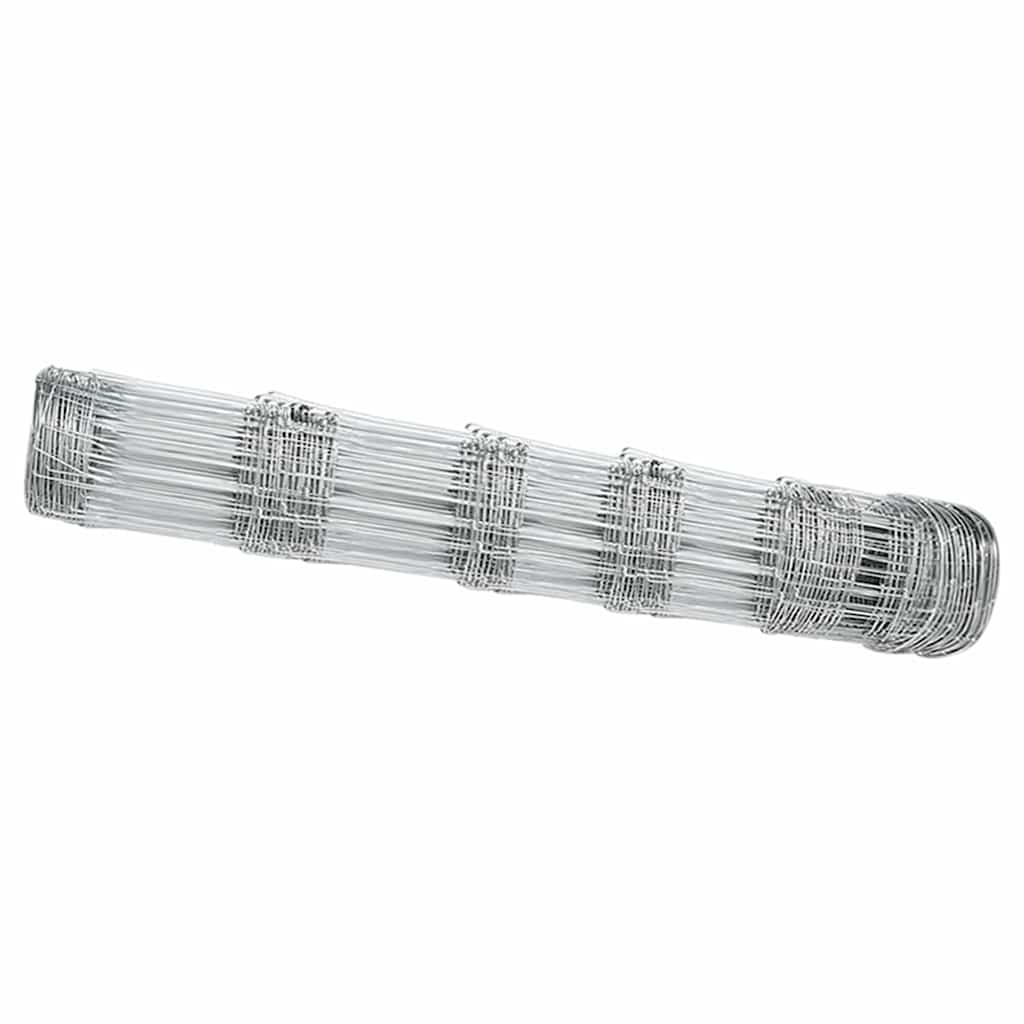 Vidaxl weidehekwerk zilver 100 x 0,8 m gegalvaniseerd staal