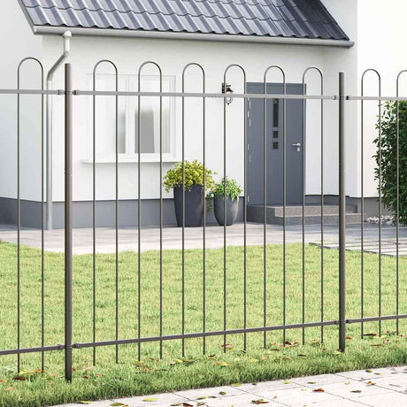 Vidaxl tuinhek boxtel 1,7 x 1,5 m poedercoating staal grijs