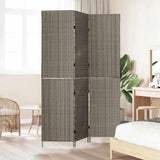 Vidaxl kamerverdeler grijs 146 x 180 cm poly rattan
