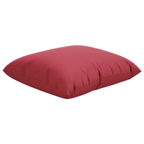Vidaxl bankkussens 4 stuks wijnrood 60x60 cm stof