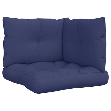 Vidaxl palletkussens 3 st oxford stof marineblauw