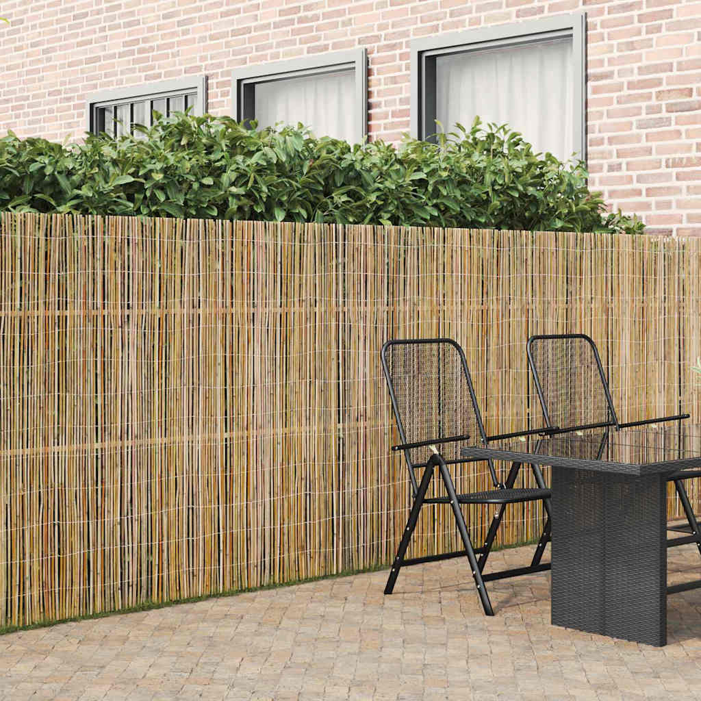 Vidaxl bamboehek 500 x 150 cm bamboe naturel
