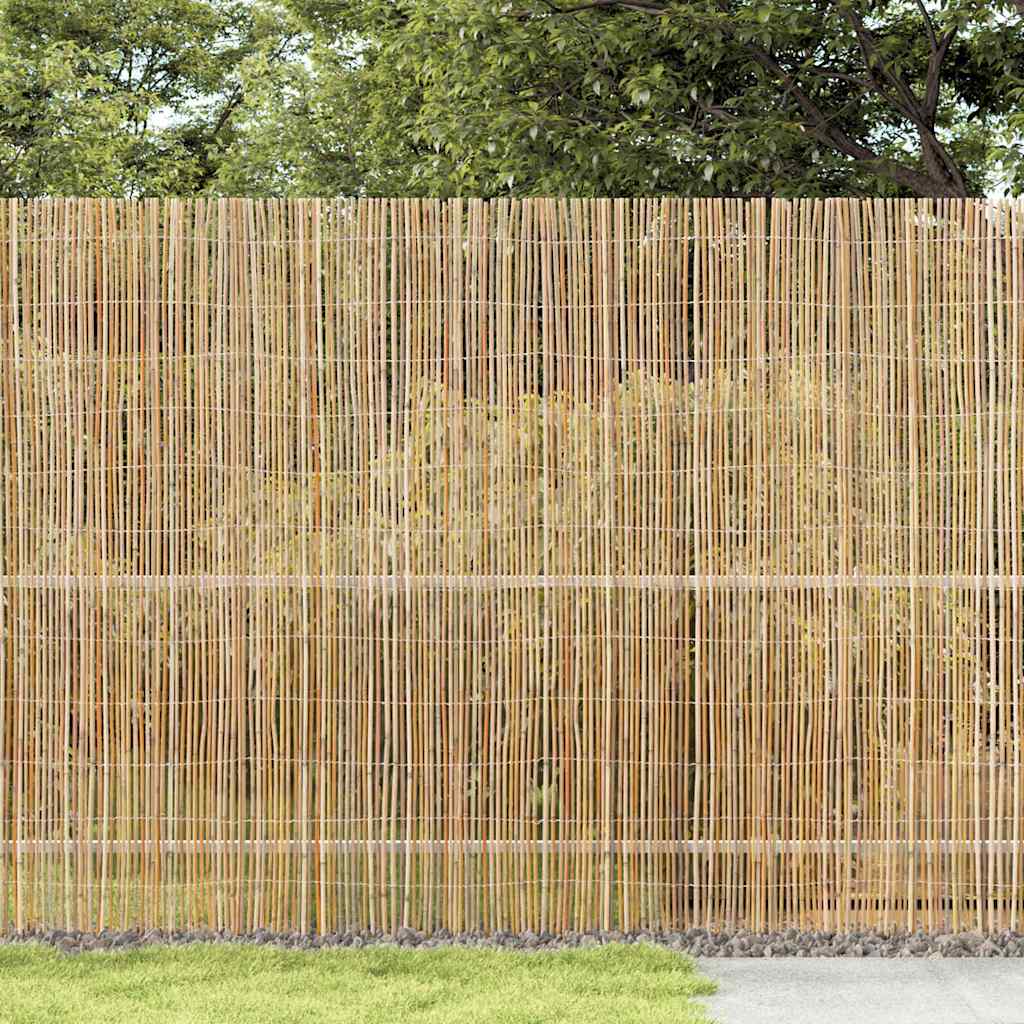 Vidaxl bamboehek 500 x 150 cm bamboe naturel
