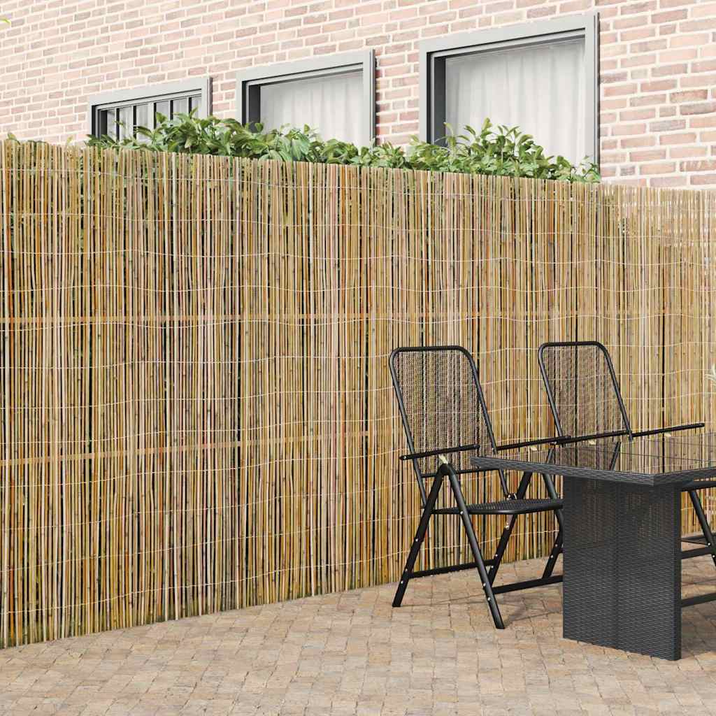 Vidaxl bamboehek 500 x 180 cm bamboe naturel