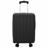 Vidaxl koffer met slot zwart 34 x 23 x 55.5 cm abs kunststof