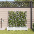 Vidaxl plantenbak 3 st wit 120 x 40 x 126 cm pp