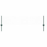 Vidaxl afrasteringspaal 5 pcs groen 80 cm staal