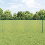 Vidaxl afrasteringspaal 5 pcs groen 120 cm staal