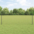 Vidaxl ingegraven hekpalen 5 st grijs 120 cm gepoedercoat staal