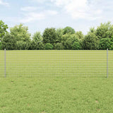 Vidaxl afrasteringspaal 11 pcs zilver 60 cm staal