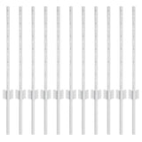 Vidaxl afrasteringspaal 11 pcs zilver 60 cm staal