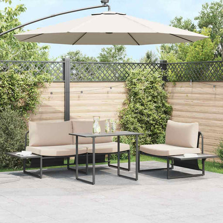 Vidaxl tuinstafel grijs 100 x 55 x 70 cm hout