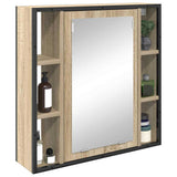 Vidaxl spiegelkast sonoma eiken 60 x 16 x 60 cm bewerkt hout