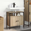 Vidaxl badkamer kast beige 60 x 30 x 60 cm bewerkt hout