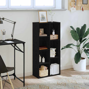 Vidaxl boekenkast 7-laags 50 x 25 x 102 cm zwart eiken