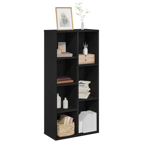 Vidaxl boekenkast 7-laags 50 x 25 x 102 cm zwart eiken