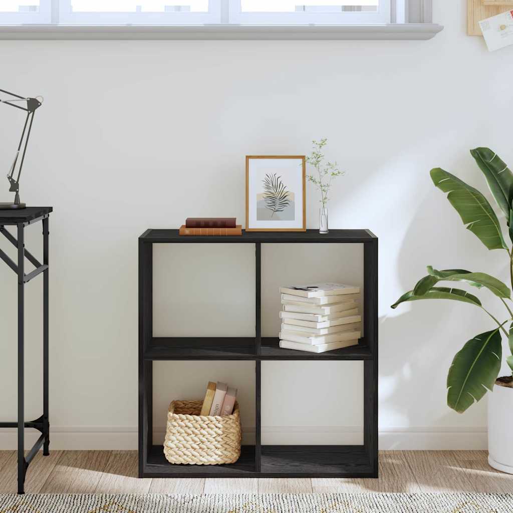 Vidaxl boekenkast zwart eiken 68.5 x 32 x 68.5 cm