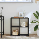 Vidaxl boekenkast zwart eiken 68.5 x 32 x 68.5 cm